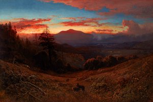 Pôr do sol no Monte Diablo (Marin Sunset) de William Keith