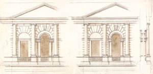 The Treasury, Whitehall, Londres: Elevações Alternativas da Fachada de William Kent
