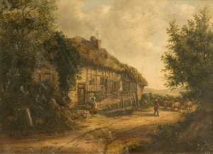 Casas de campo em Petersfield Hampshire, 1839