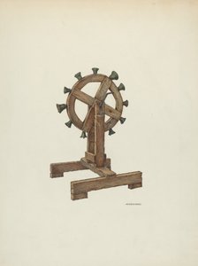Altar Chimes on Wheel, c. 1941.
