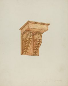 Detalhe arquitetônico (suportes de parede)