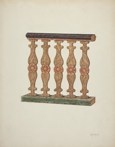 Coral Rail, 1939. de William Kieckhofel