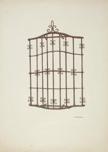 Iron Grille, 1941. de William Kieckhofel