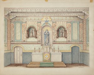 Missão La Purisima - Restaurada em 1941, c. 1942.