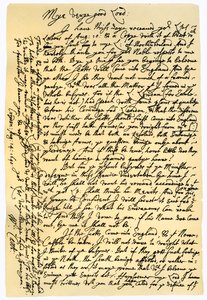 Carta de William Laud, Arcebispo de Canterbury para Edward Conway, 14 de agosto de 1640. de William Laud