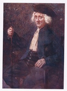 Um homem que ele era para todo o país querido, e que passava rico com quarenta libras por ano (cor litho) de William Lee Hankey