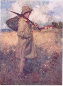Uma vez, antes do luto da Inglaterra começar, quando cada torrão de terra manteve o seu homem (cor litho)