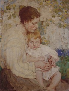 Mãe e Filho (óleo sobre tela)