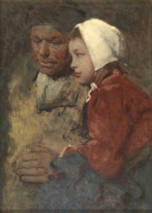 Apoio Mútuo (aguarela com goma arábica) de William Lee Hankey