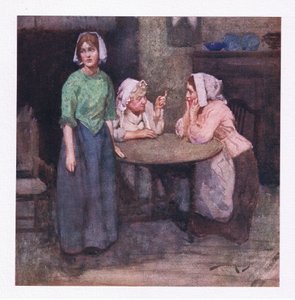 Ela uma vez, talvez na aldeia bastante abençoada, chorou com histórias de inocência angustiadas (cor litho)