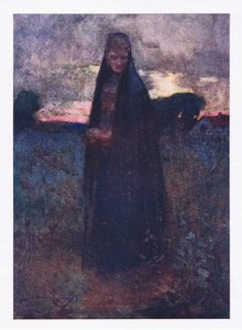 Ela só partiu de todos os comboios sem harpa, a triste historiadora da planície pensiva (cor litho)