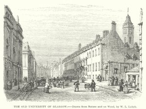 The Old University of Glasgow (gravura)