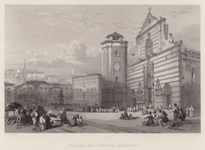Piazza Del Duomo, Messina (gravura)