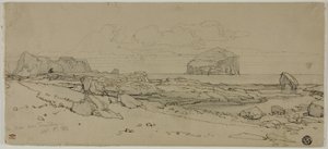 As barras de Tantallon, Escócia de William Leighton Leitch