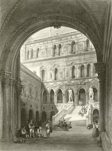 Os gigantes escadas, Palácio Ducal, Veneza