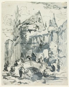Ponte e Portal da Cidade de William Leighton Leitch