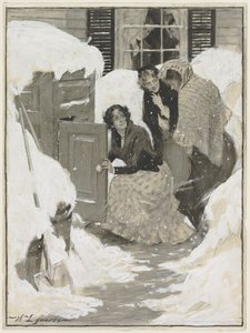 Esboço para ilustração de livro de William Leroy Jacobs