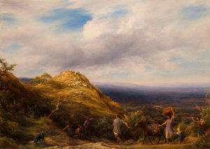 A Wooded Valley and Hill, 1865.