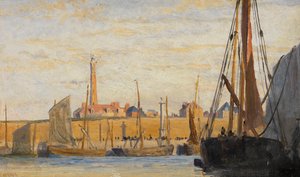 Um porto continental, 1890