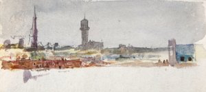 Cidade costeira de William Lionel Wyllie