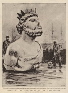 Júpiter, a figura de proa do Foudroyant de William Lionel Wyllie