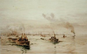Liberty Men (aguarela sobre papel) de William Lionel Wyllie