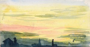 Pôr do sol de William Lionel Wyllie