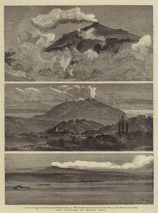A erupção do Monte Etna de William Lionel Wyllie
