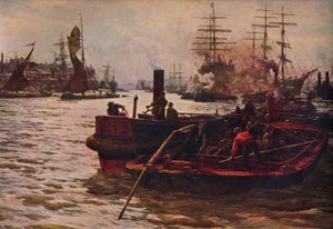 Trabalho, brilho, glime e riqueza, 1883 1935 de William Lionel Wyllie