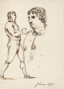 Retrato do Pugilista Johnson de William Lock Ii