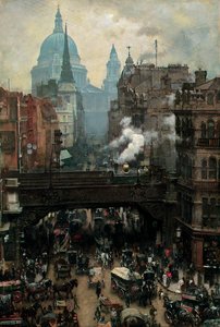 São Paulo e Ludgate Hill, c.1887