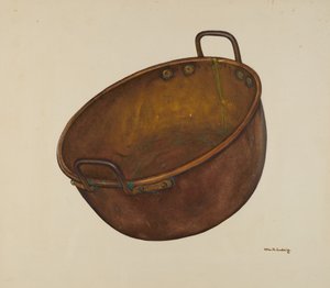 Copper Candy Vessel, c. 1939.