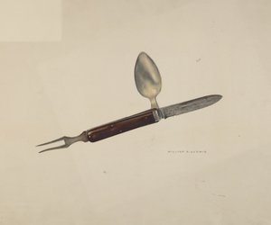 Kit de talheres, c. 1941.