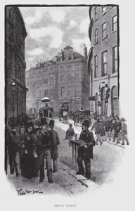 Broad Street (litho) de William Luker
