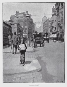 Cannon Street (litho) de William Luker