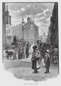 Rua Great Tower (litho) de William Luker