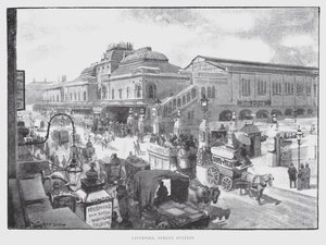 Estação de Liverpool Street (litho) de William Luker