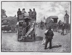 Ponte de Londres, Sul (litho) de William Luker