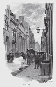 Mark Lane (litho) de William Luker