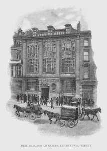 New Zealand Chambers, Leadenhall Street (litho) de William Luker