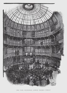 The Coal Exchange, Lower Thames Street (litho) de William Luker