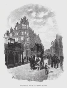 Winchester House, Old Broad Street (litho) de William Luker