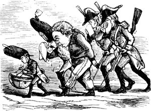 Ilustração do livro A Rosa e o Anel, de William Thackeray, 1855.