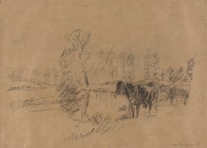O Gado numa Paisagem de William Mark Fisher