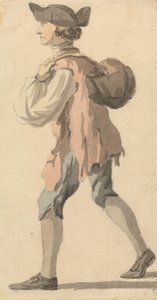 Homem a carregar o pacote às costas de William Marlow