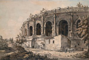 O anfiteatro de Nîmes, sul de França de William Marlow