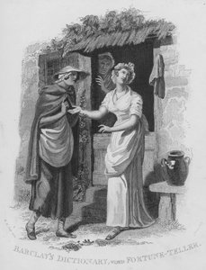 Barclays Dictionary, palavra: Fortune-teller (gravura)