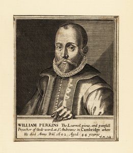 Retrato de William Perkins, clérigo inglês e teólogo de Cambridge