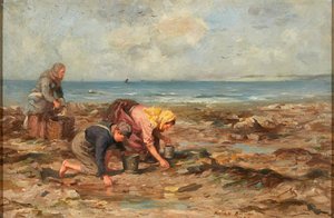 Catadores de Mexilhões (óleo sobre tela)