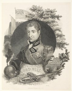 Tenente Geral Lord Hill KB, engr Brown, pub. Kinnersley, 1815